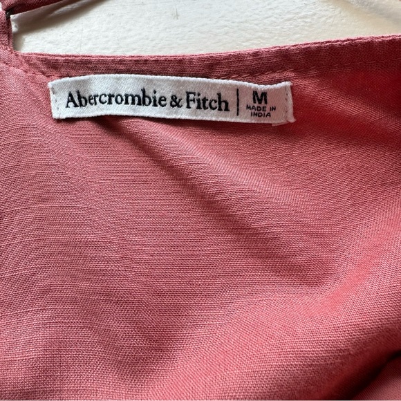 Abercrombie and Fitch Women’s Coral Shorts Romper Size M Cotton Jumpsuit - Picture 5 of 8